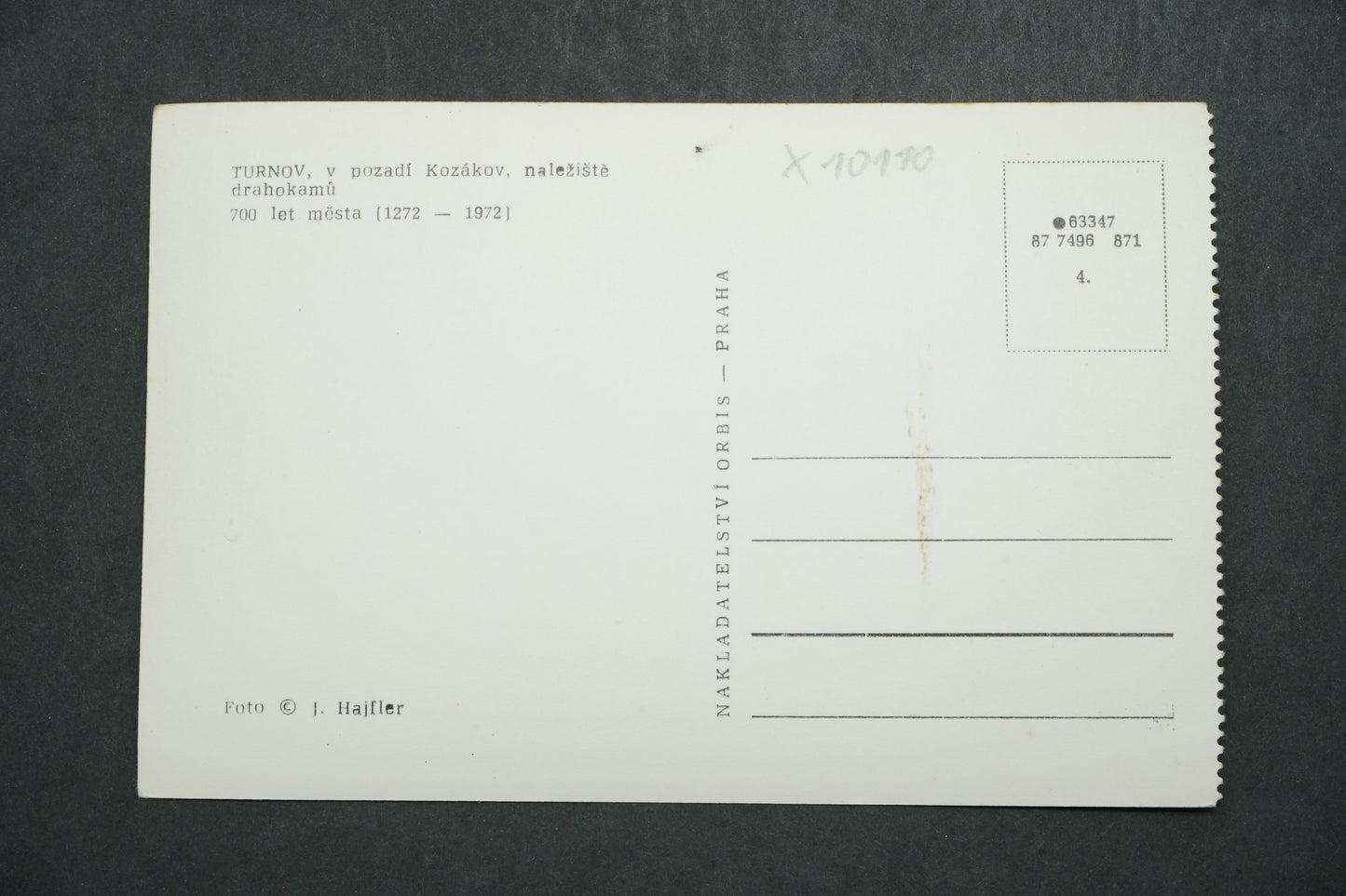 Pohlednice Turnov x10110