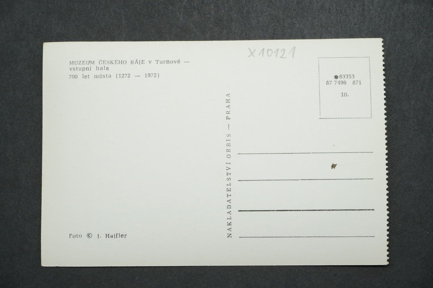 Pohlednice Muzeum Českého ráje v Turnově x10121