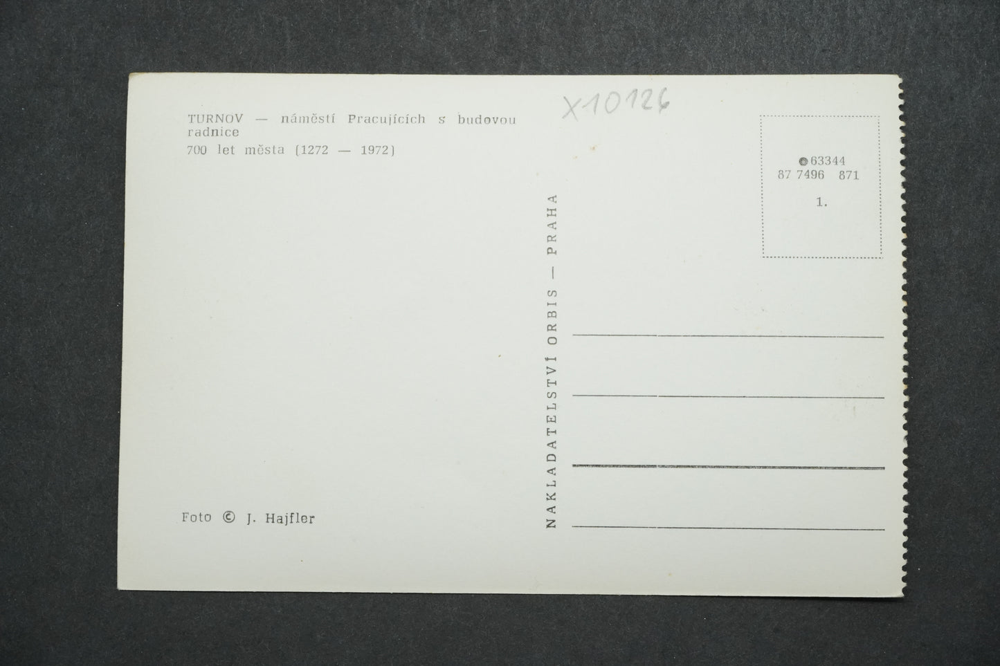 Pohlednice Turnov x10126