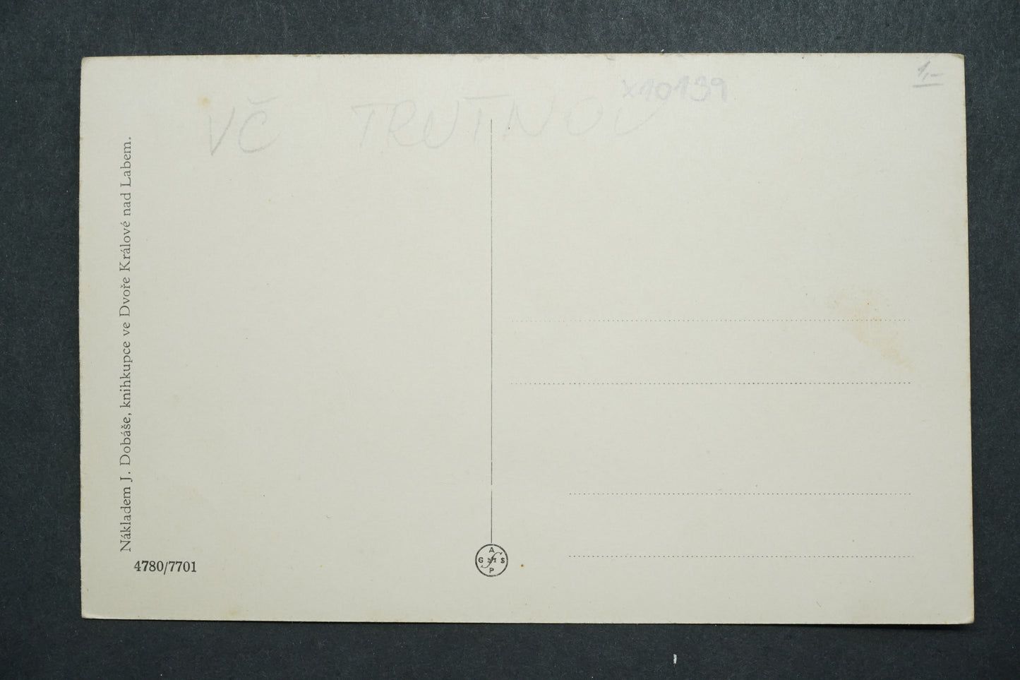 Postcard Dvůr Králové n. Lab. x10139