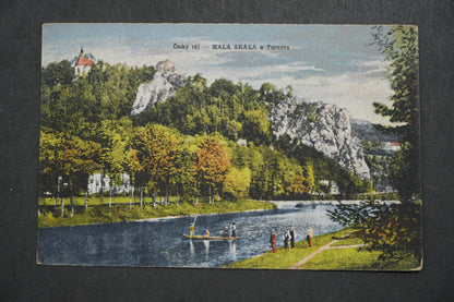 Postcard Bohemian Paradise - Small Rock near Turnov x10146
