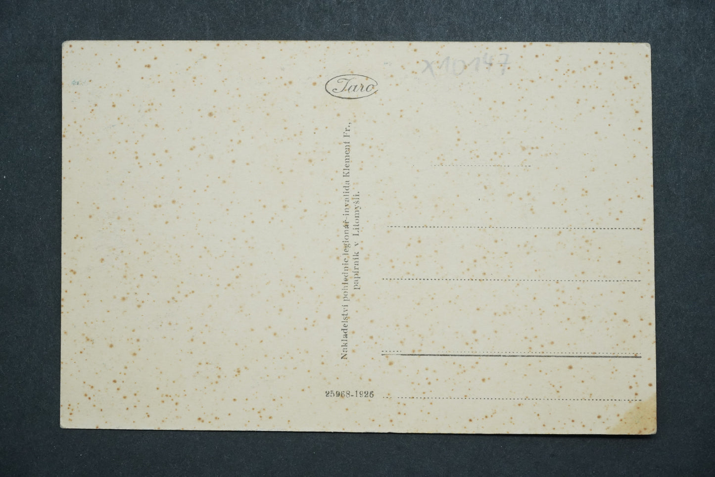 Postcard Litomyšl People's House x10147