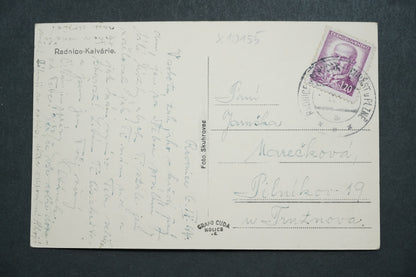 Postcard Town Hall - Calvary x10155