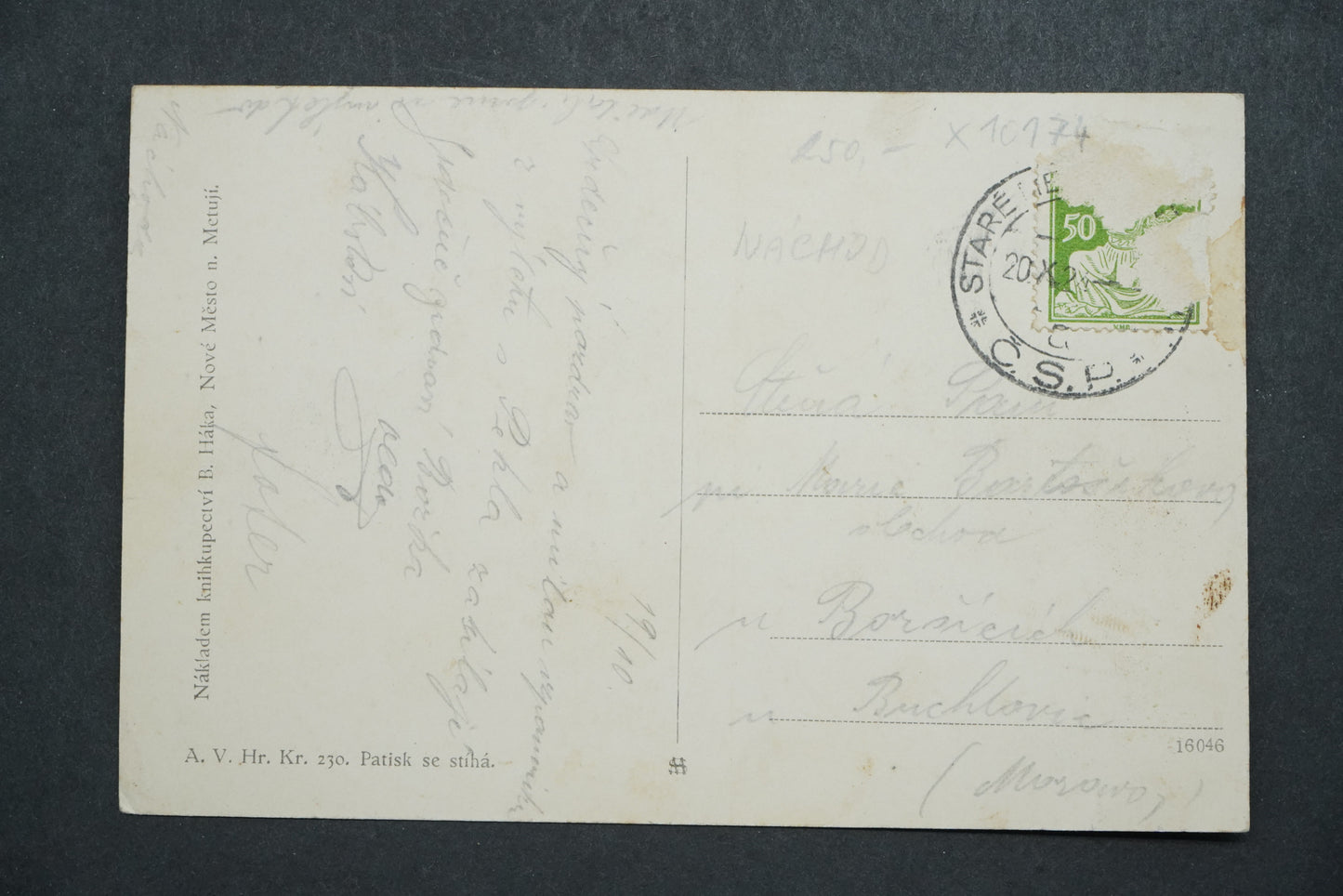 Pohlednice Peklo u Nového Města n. Metují x10174