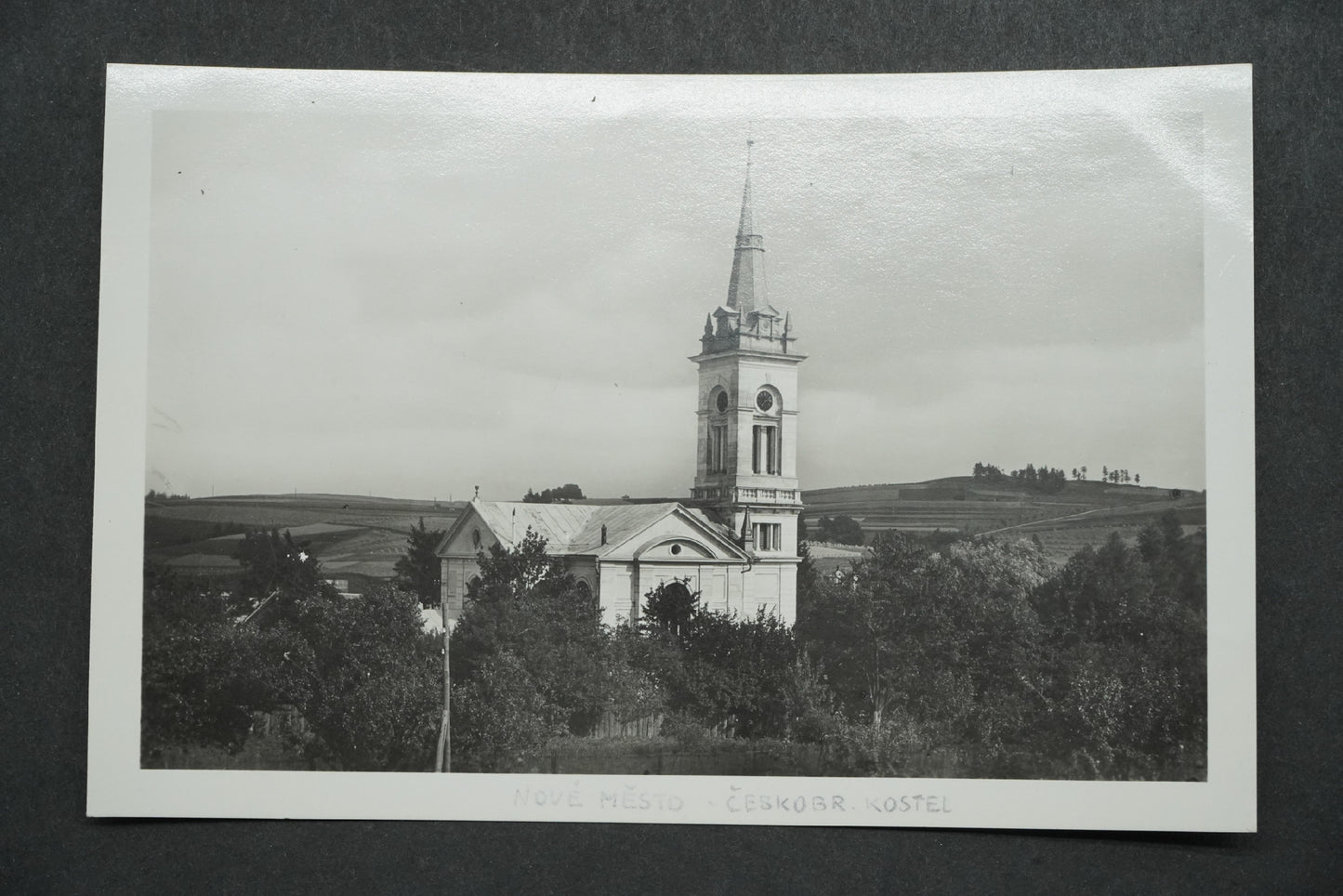Pohlednice Nové Město na Moravě Českobratrský kostel x10175