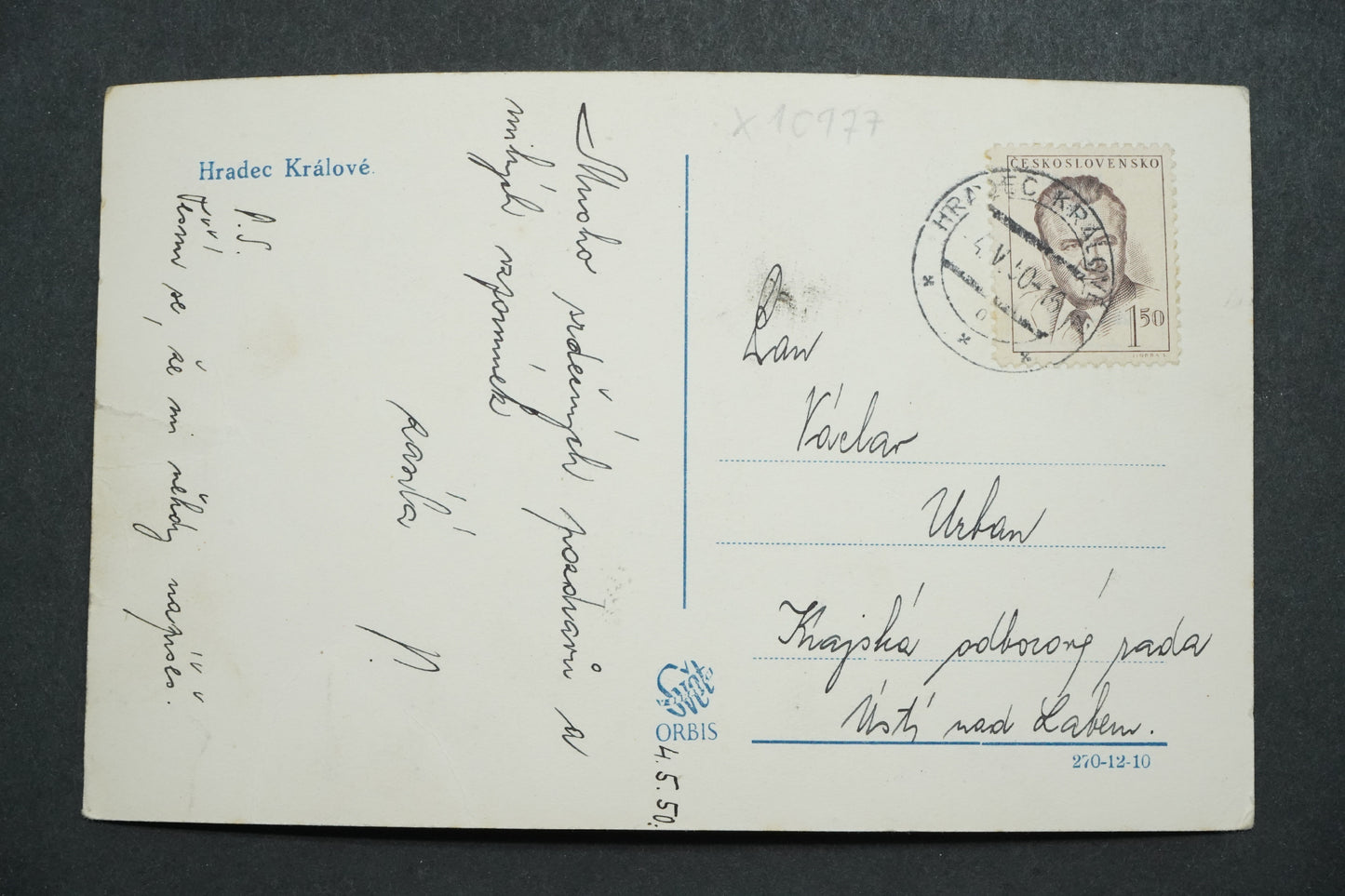 Pohlednice Hradec Králové x10177