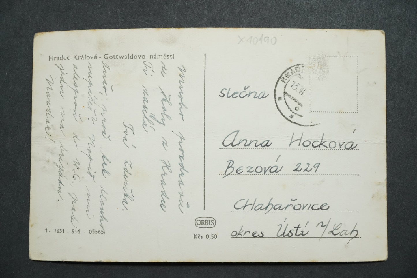 Pohlednice Hradec Králové x10190