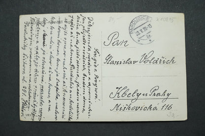 Postcard Pardubice Legion Square x10215