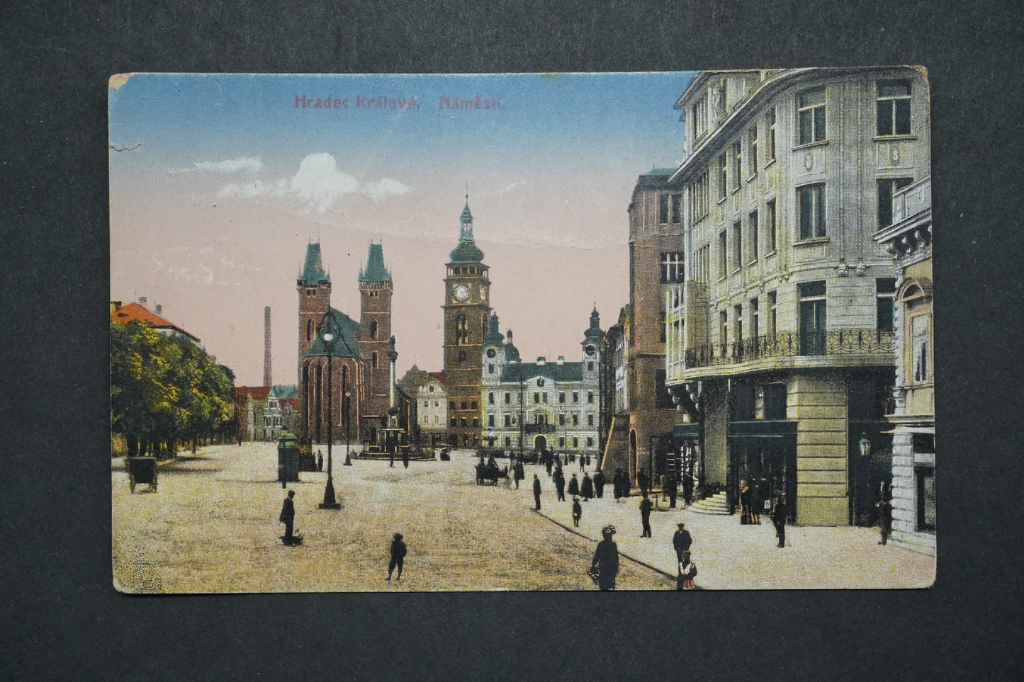 Pohlednice Hradec Králové Náměstí x10228