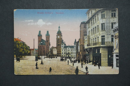 Pohlednice Hradec Králové Náměstí x10228