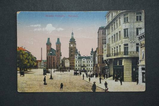 Pohlednice Hradec Králové Náměstí x10228