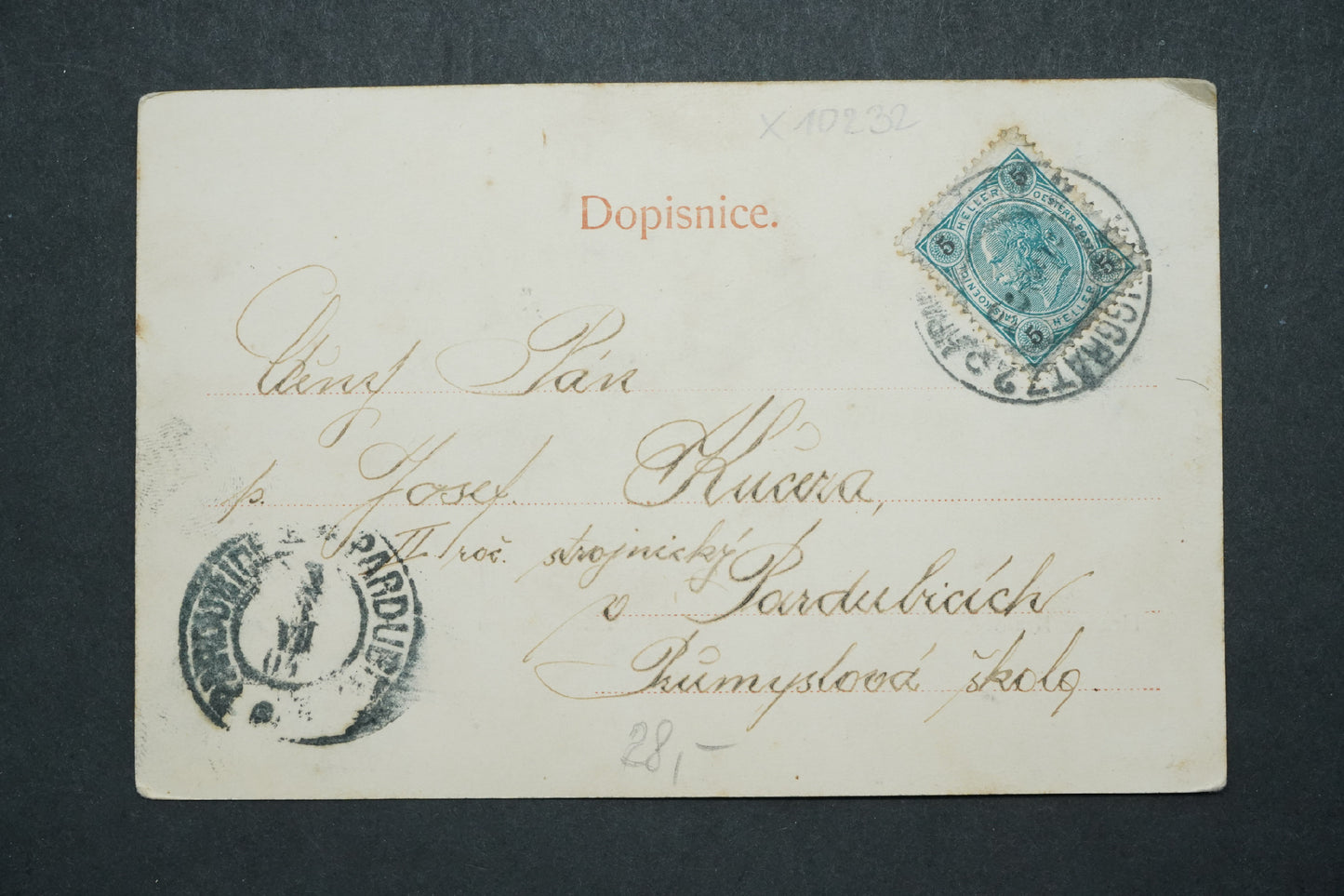 Pohlednice Hradec Králové Eliščino nábřeží x10232