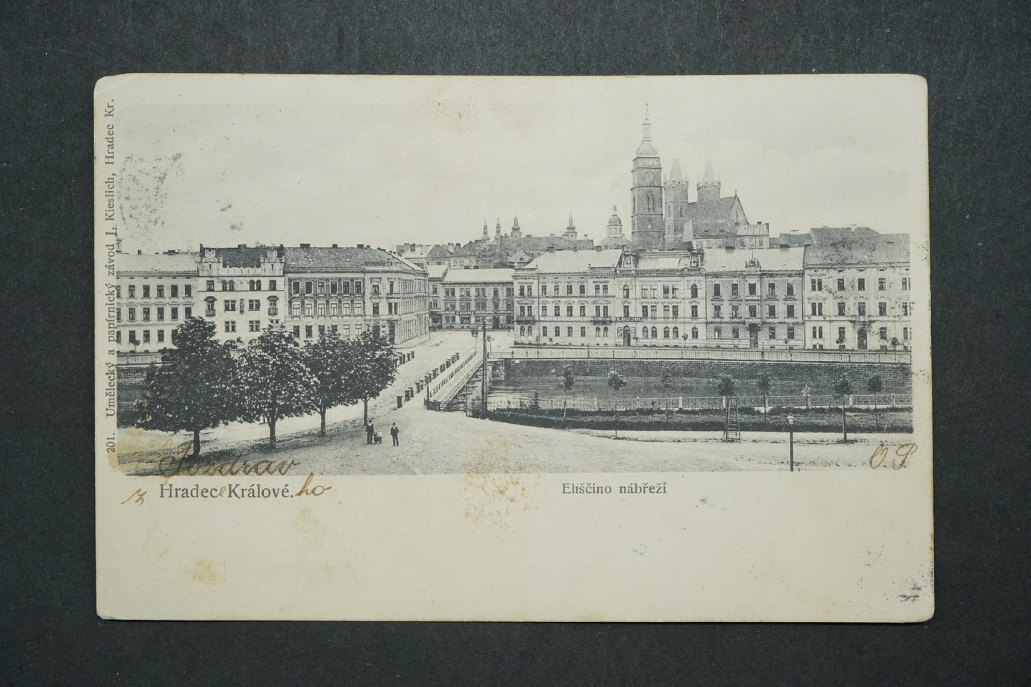 Pohlednice Hradec Králové Eliščino nábřeží x10232