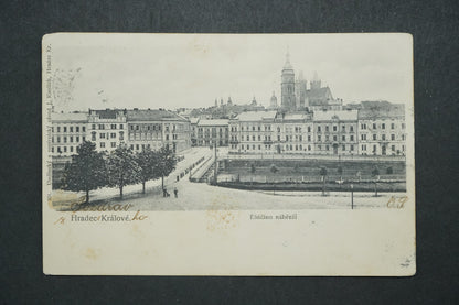 Pohlednice Hradec Králové Eliščino nábřeží x10232