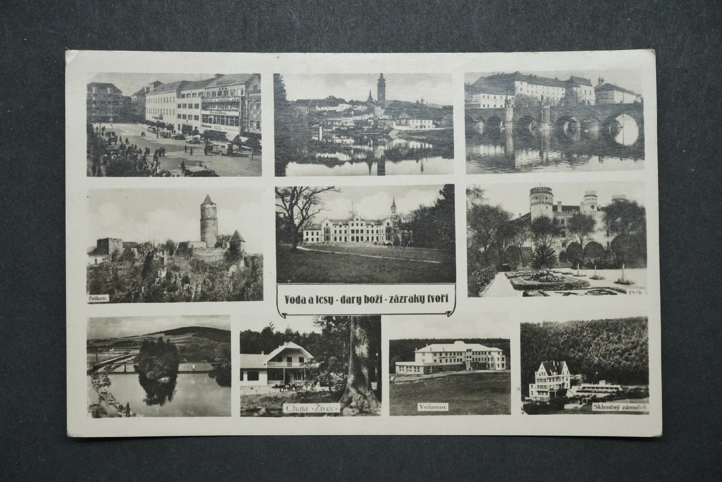 Postcard Písek and surroundings x10272