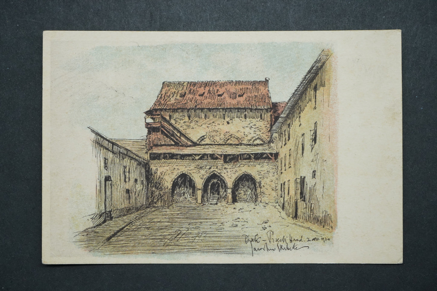 Pohlednice Písek - Písecký hrad x10283