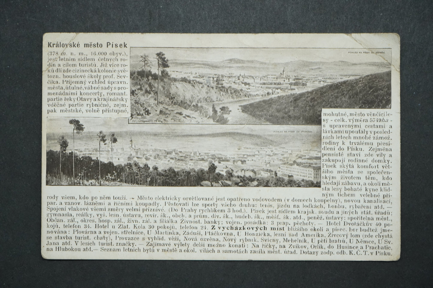 Pohlednice Královské město Písek x10284