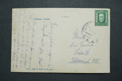 Pohlednice Vimperk zámek x10291