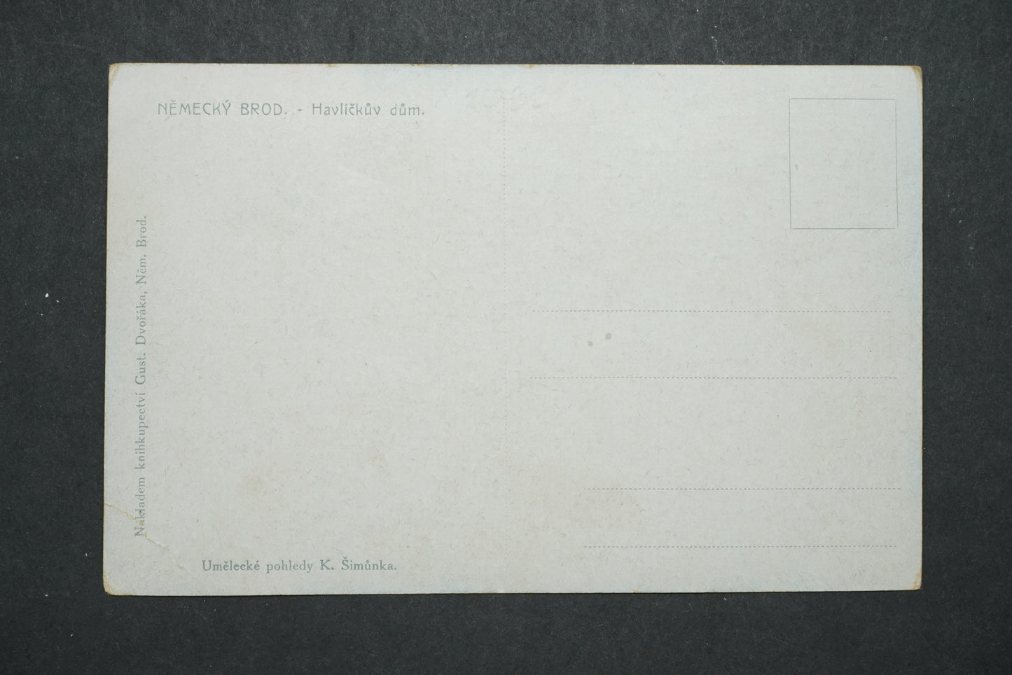 Postcard Německý Brod - Havlíček's house x10321