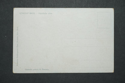 Postcard Německý Brod - Havlíček's house x10321
