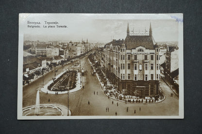 Postcard Belgerade La Place Terezia x10322