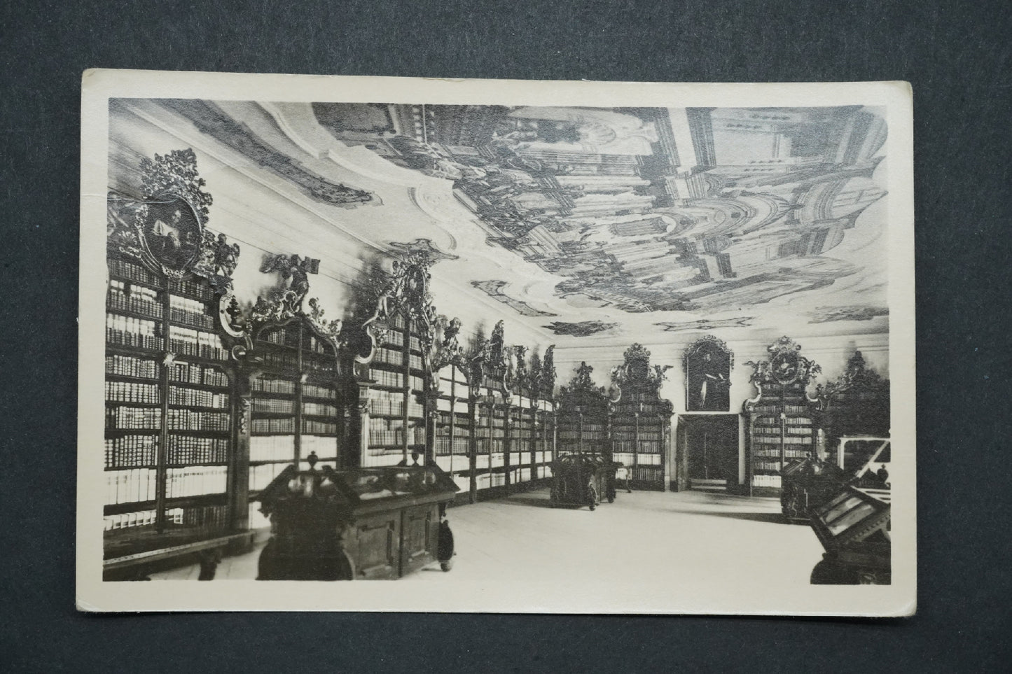 Pohlednice Vyšší Brod knihovna x10354