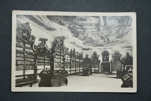 Pohlednice Vyšší Brod knihovna x10354