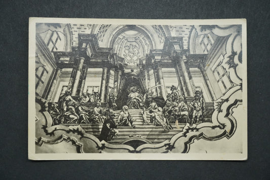 Pohlednice Vyšší Brod Stropní malba v knihovně x10355