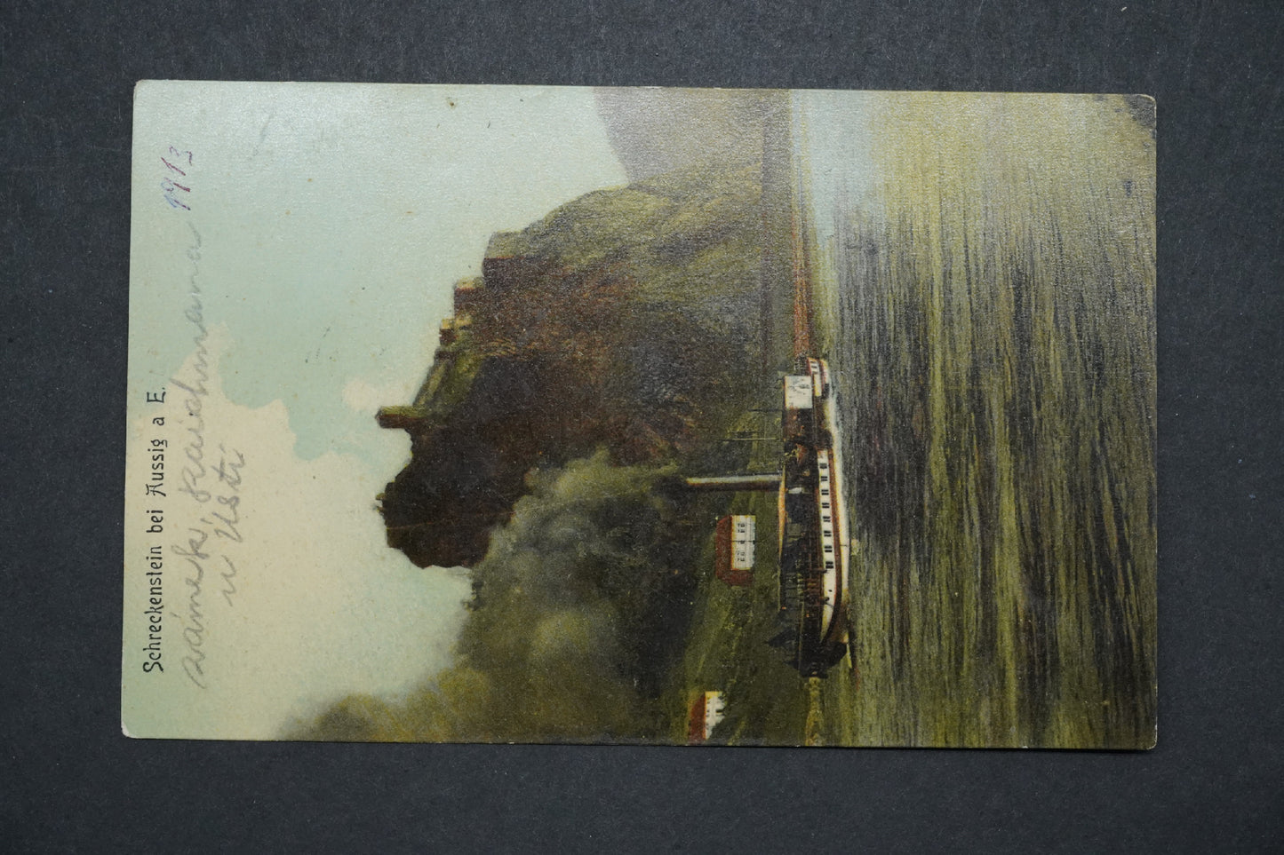 Pohlednice Schreckenstein bei Aussig a E. x10378
