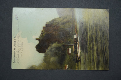 Pohlednice Schreckenstein bei Aussig a E. x10378