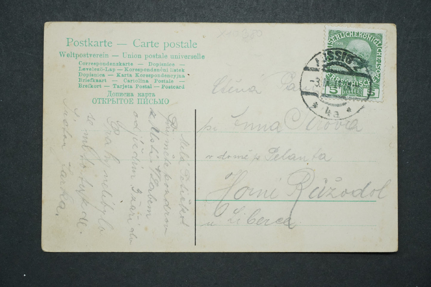 Pohlednice Aussig a. E. x10380