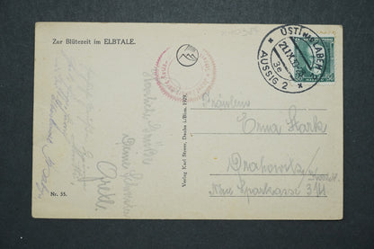 Pohlednice Burgruine Schreckensien Eugen Hein ELBTALE x10384