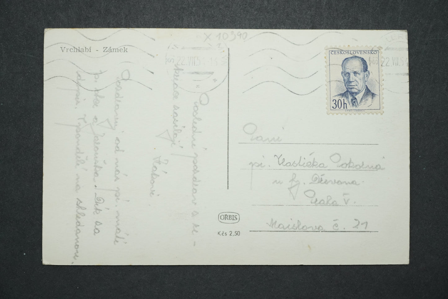 Pohlednice Vrchlabí - Zamek x10390