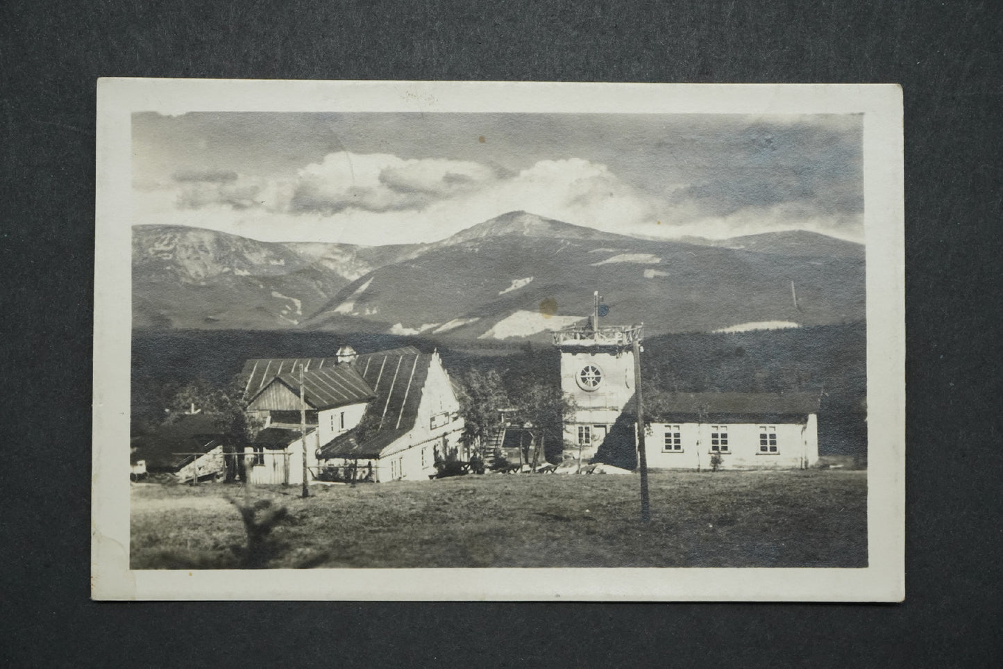 Pohlednice Schwarzschlagbaude Blick nach der Schneekoppe x10391