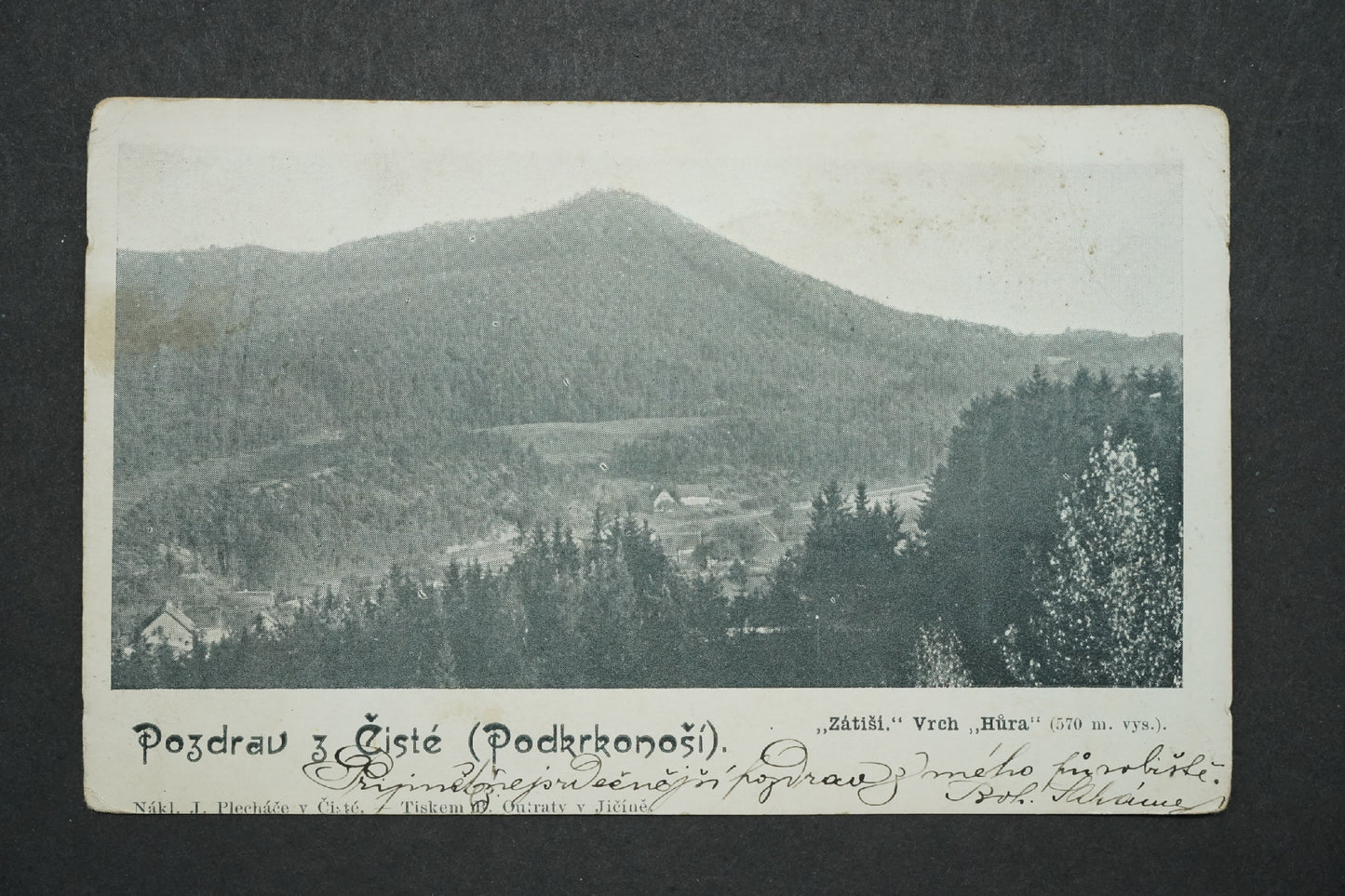 Pohlednice Pozdrav z Čisté (Podkrkonoší) x10393