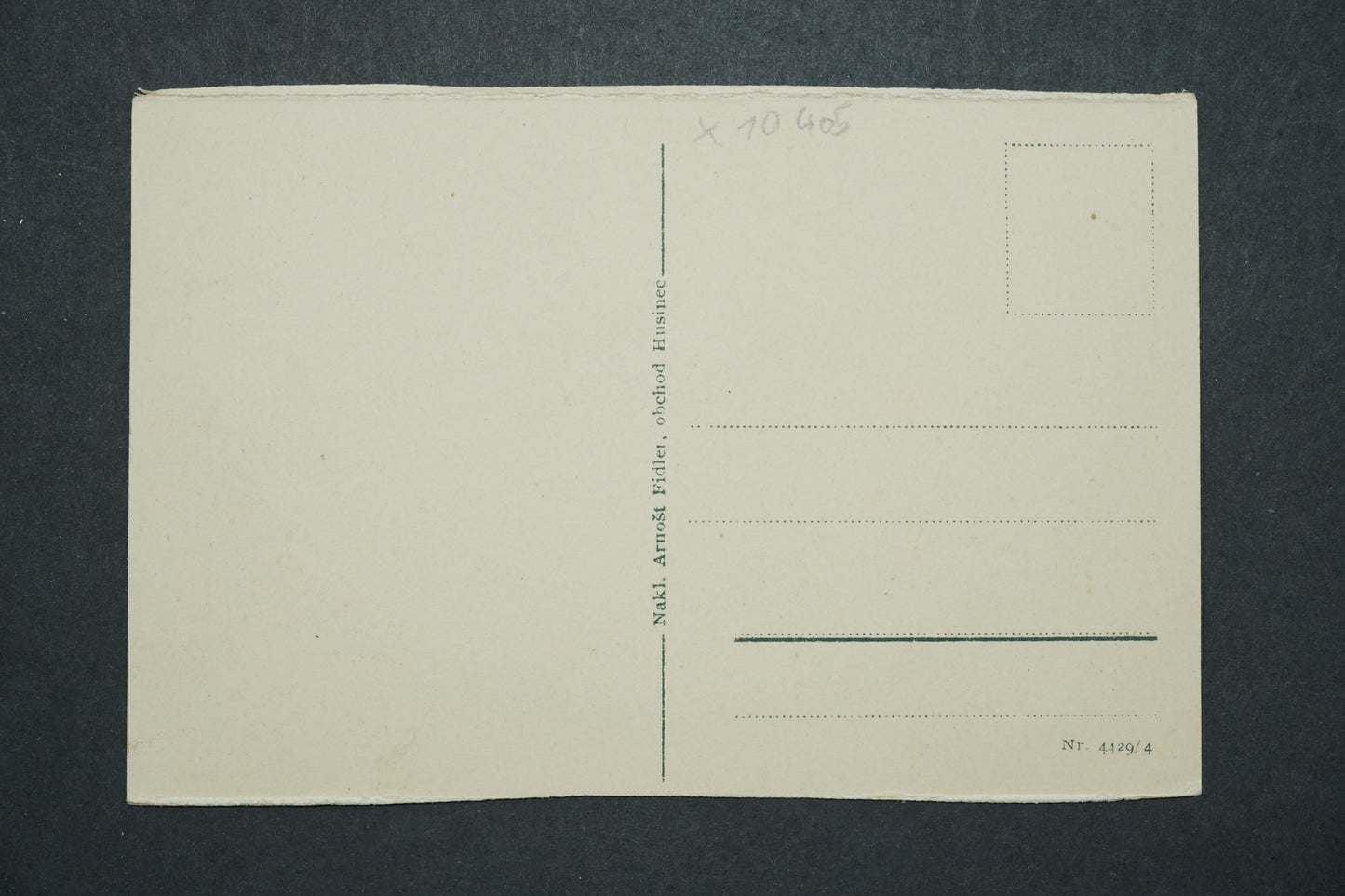 Postcard Husova skála x10405