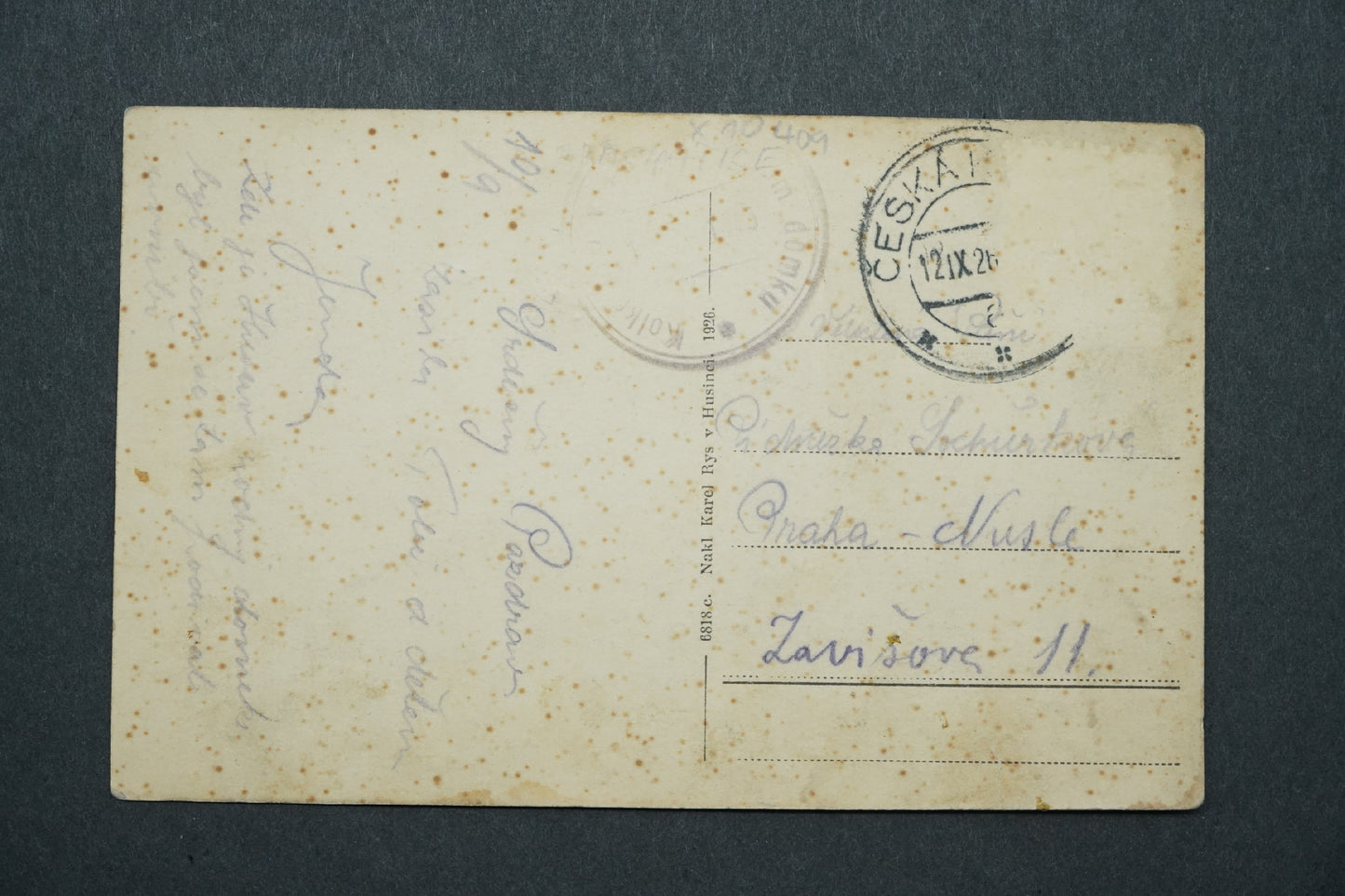 Postcard Husinec - Hus' birthplace - collage x10409