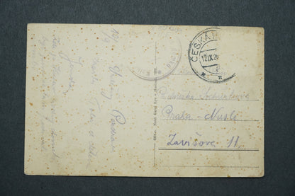 Postcard Husinec - Hus' birthplace - collage x10409