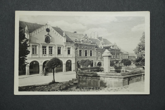 Pohlednice Trhové Sviny - Náměstí x10411