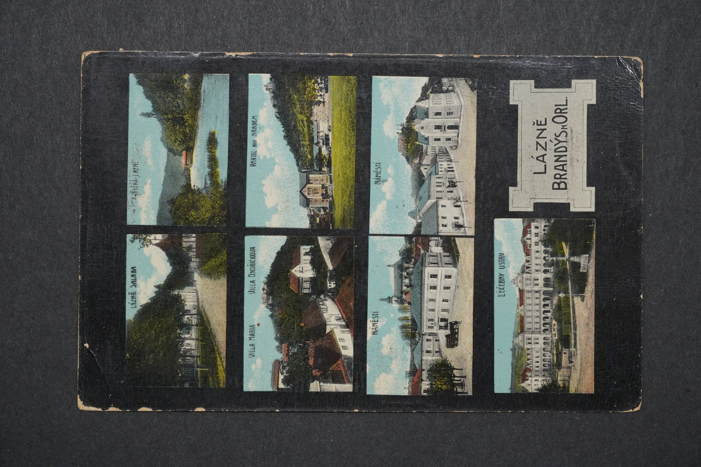 Pohlednice Lázeň Brandýs n Orlicí koláž x10432