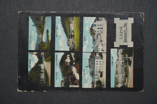 Pohlednice Lázeň Brandýs n Orlicí koláž x10432