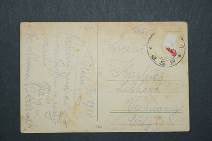 Postcard Hradec Kralove Square x10435