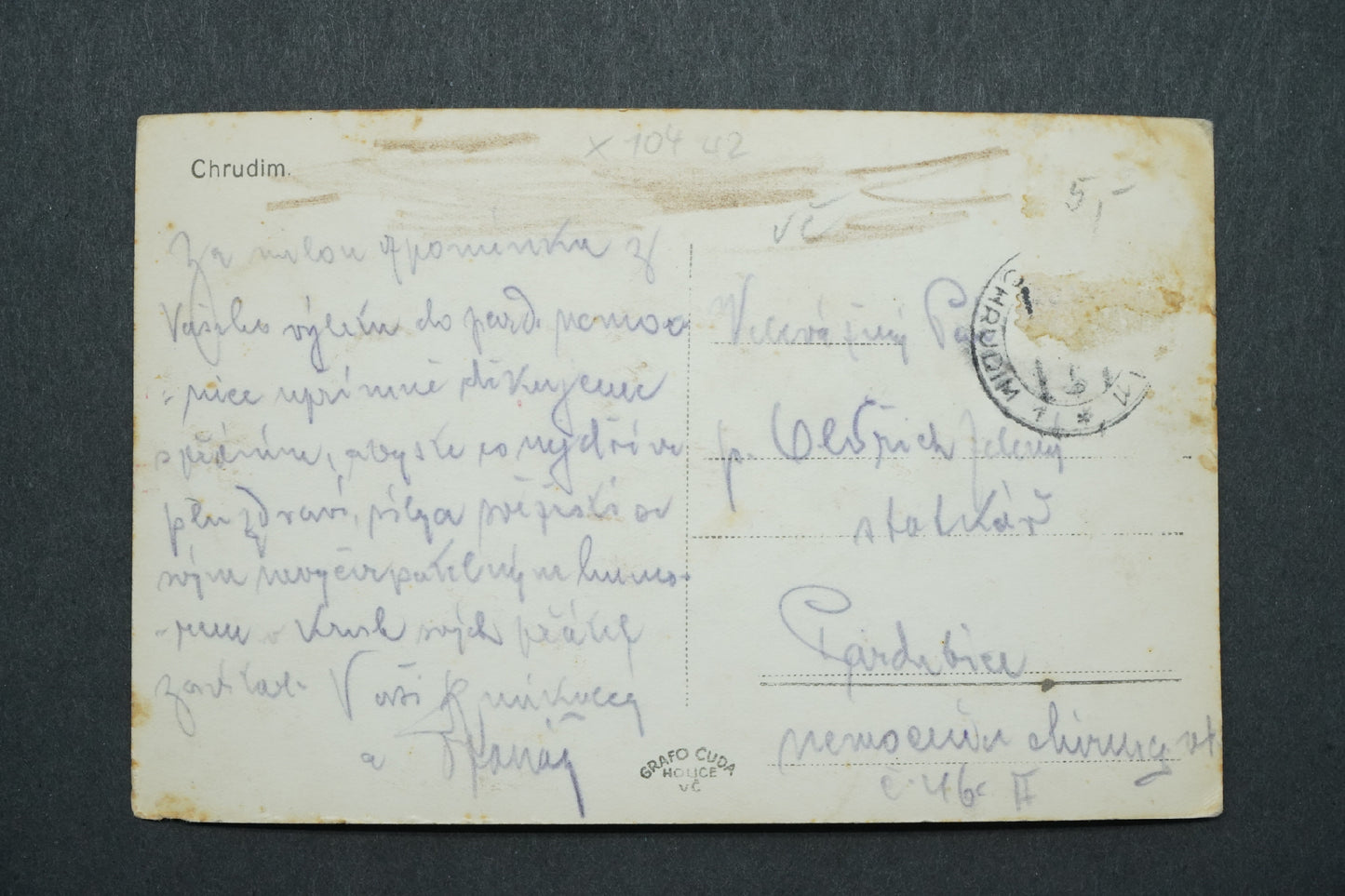 Pohlednice Chrudim x10442