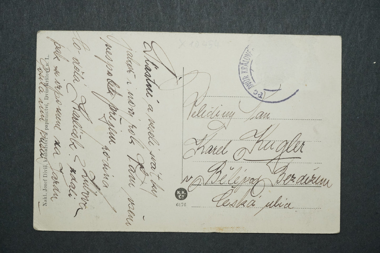 Pohlednice Dvůr Králové n. L x10454