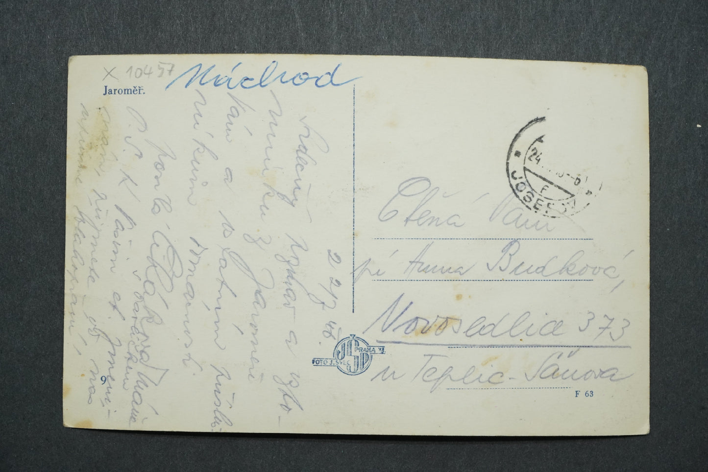 Pohlednice Jaroměř x10457