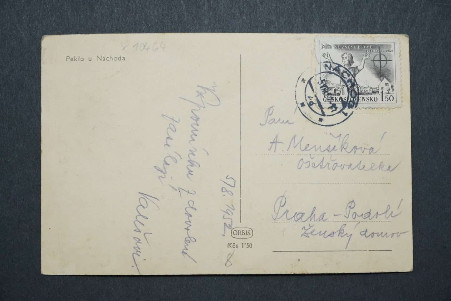 Pohlednice Peklo u Náchoda x10464