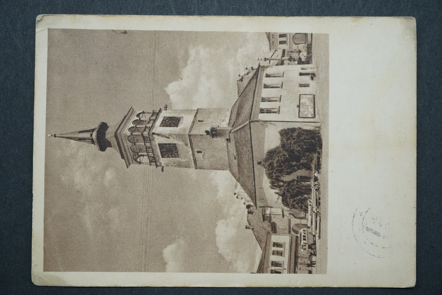 Pohlednice Dobrušice - Radnice se starobylou věží x10472