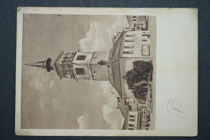 Pohlednice Dobrušice - Radnice se starobylou věží x10472