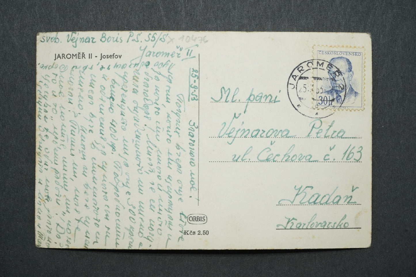 Postcard Jaroměř II - Josefov x10476