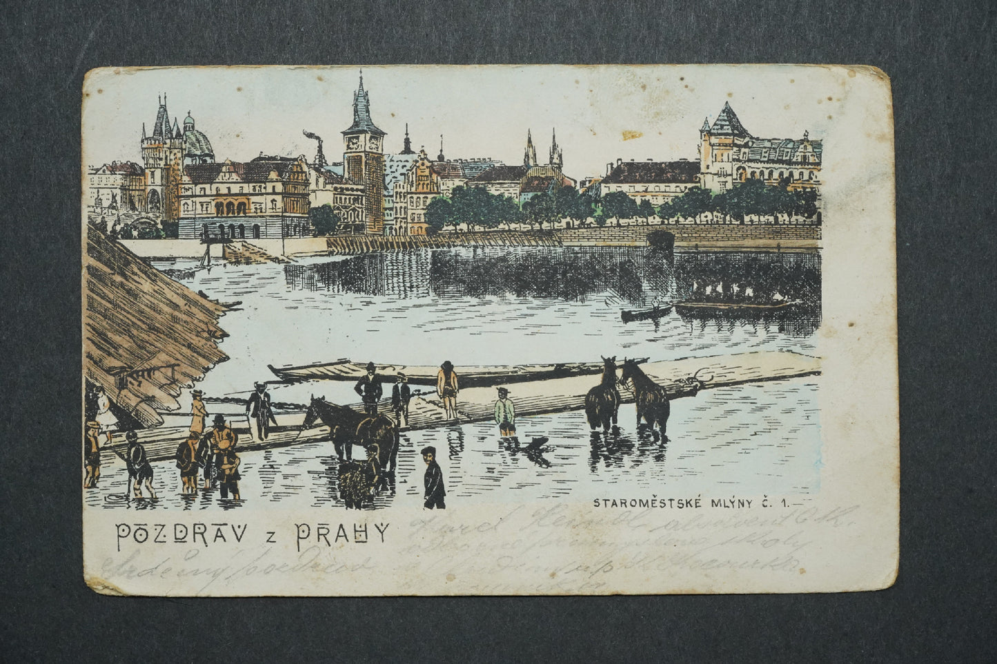 Postcard Greetings from Prague x10488